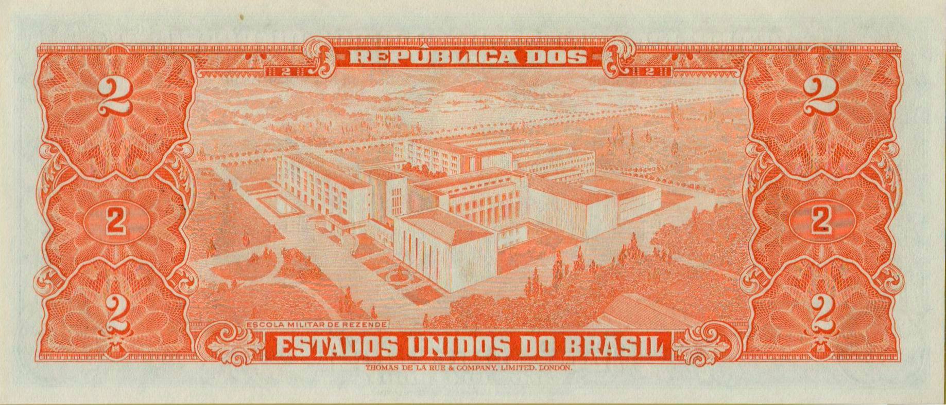 Brazil 2 1955 UNC P-157